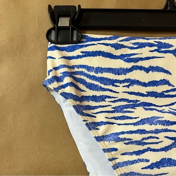 Paper London | NWT Stephanie Bikini Bottoms High Waisted in Abracazebra Size S - Picture 6 of 10